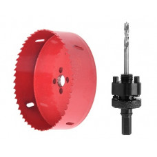 Коронка біметал Ø102мм з хвостовиком