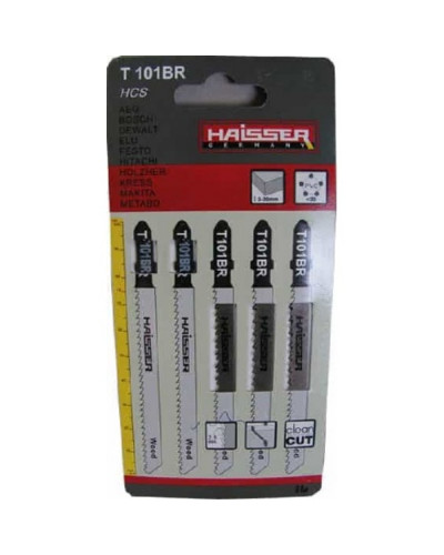 Купити Пилочки для електролобзика Haisser T101BR 75мм (5шт.)