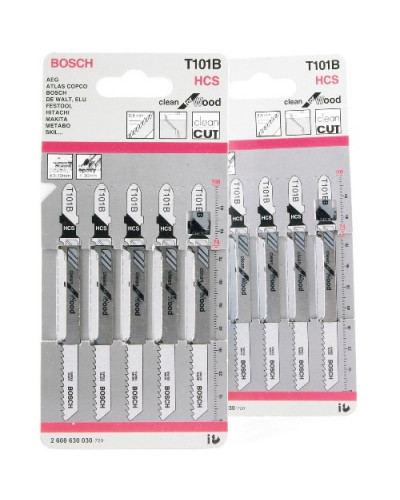 Купити Пилочки для електролобзика Bosch T101B (5шт.)