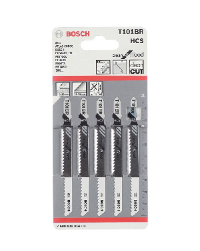 Купити Пилочки для електролобзика Bosch T101BR (5шт.)