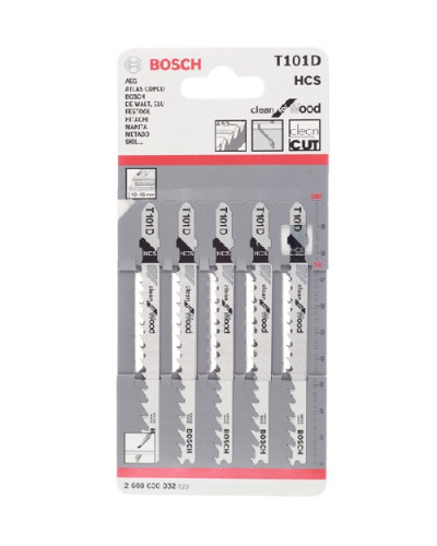 Купити Пилочки для електролобзика Bosch T101D (5шт.)