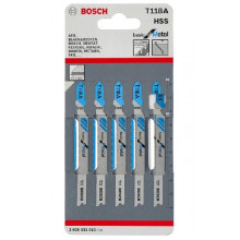 Пилочки для електролобзика Bosch T118A (5шт.)