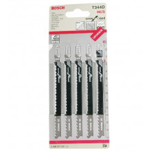 Пилочки для електролобзика Bosch T344D (5шт.)