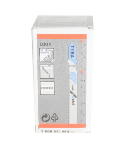 Купити Пилочки для електролобзика Bosch T118А (100шт.)