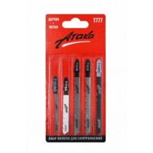 Набір пилок для електролобзика Атака T777 (5шт.)