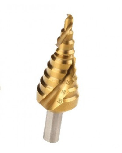 Купити Свердло ступінчасте по металу Атака 4-22мм (10 ступенів)