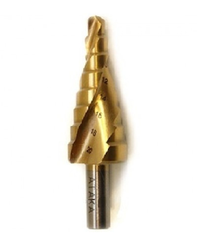 Купити Свердло ступінчасте по металу Атака 14-24мм (6 ступенів)
