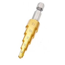 Свердло ступінчасте по металу TCCN 4-12мм (5 ступенів)