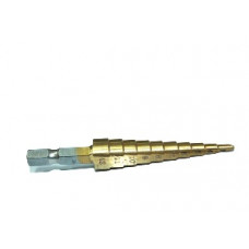 Свердло ступінчасте по металу TCCN 4-12мм (9 ступенів)