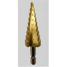 Свердло ступінчасте по металу TCCN 4-20мм (9 ступенів)