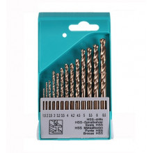 Набір свердл по металу ц/хв 1.5-6.5 (13 шт) К5 Р6М5 ДЕРЖСТАНДАРТ 10902-77