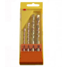 Набір свердл по бетону в пластмасовій коробці ( 5,6,8,10 мм )
