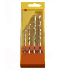 Набір свердл по бетону в пластмасовій коробці ( 5,6,8,10 мм )