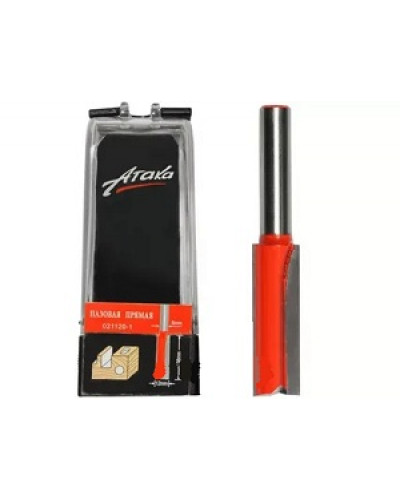 Купити Фреза пазова пряма Атака Ø8x12мм (021120-1)