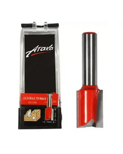 Купити Фреза пазова пряма Атака Ø8x14мм (021140) кінцева