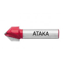 Фреза пазова галтельна Атака Ø12x12.7мм (112127) v - подібна