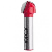 Фреза пазова галтельна Атака Ø12x12.7R6.35мм (402127)