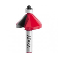 Фреза кромкова конусна 45 Атака Ø8x32мм (131320)