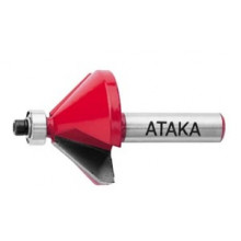 Фреза кромкова конусна 45 Атака Ø12x32мм (132320)