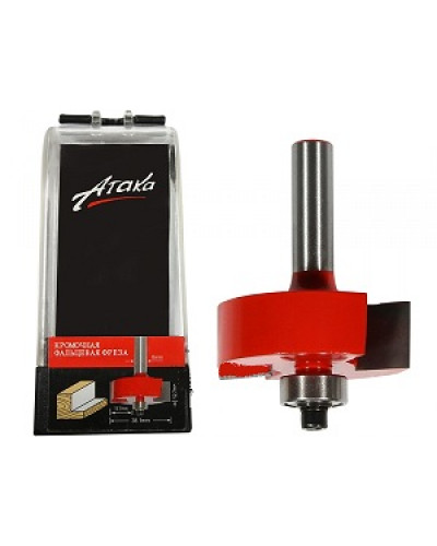 Купити Фреза кромкова фальцева Атака Ø8x38.1мм (151381)