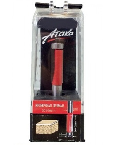 Купити Фреза кромкова пряма Атака Ø8x9.5мм (301095-1)