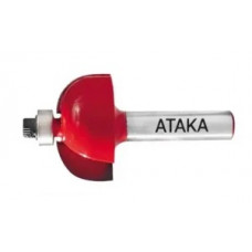 Фреза кромкова калювальна Атака Ø12xR6.35мм (562255)