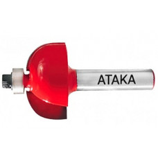 Фреза кромкова калювальна Атака Ø12xR9.5мм (562318)