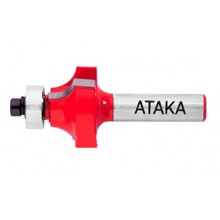 Фреза кромкова калювальна Атака Ø12xR12.7мм (602381)