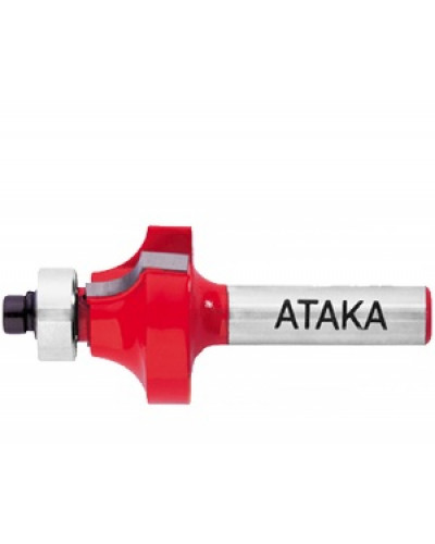 Купити Фреза кромкова калювальна Атака Ø6xR2мм (590167)