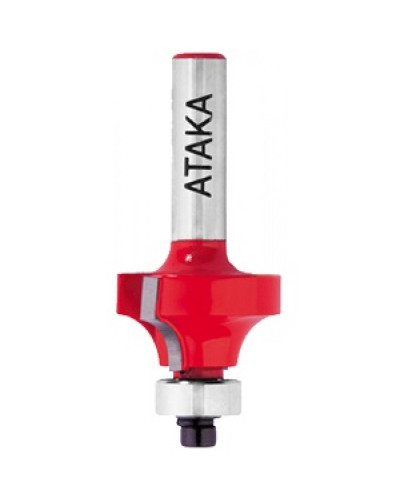 Купити Фреза кромкова калювальна Атака Ø8xR2мм (591167)