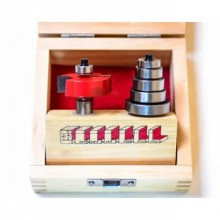 Набір фрез Атака VRMB06-A для вибірки чверті (7шт.)