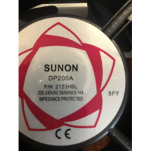 Вентилятор для зварювального апарату металевий 220-240VAC 0,14A розміри 120*120*38