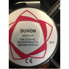 Вентилятор для зварювального апарату металевий 220-240VAC 0,14A розміри 120*120*38