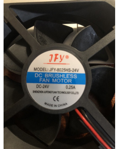 Купити Вентилятор зварювання, 24 v (80*80*25) 0,25 Ампер