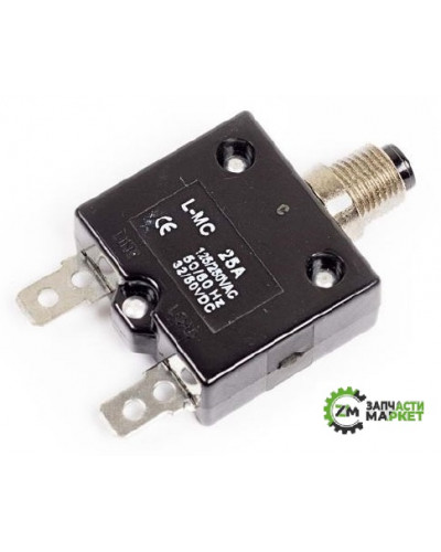 Купити Кнопка-вимикач 25 А з пластиною