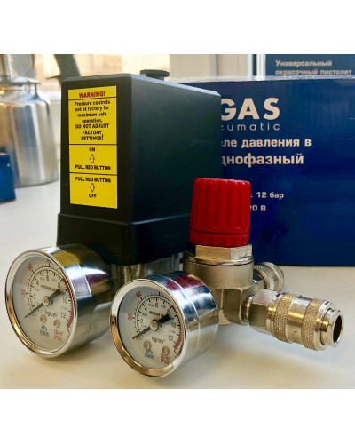 Купити Автоматика для компресора в зборі 380 вольт мала, 3 виходи