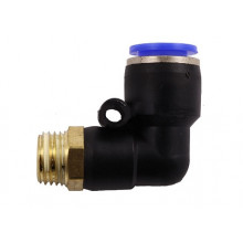 Цанговий фітинг кут 10мм 1/4 різьблення