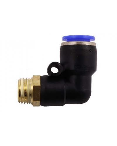 Купити Цанговий фітинг кут 10мм 1/4 різьблення