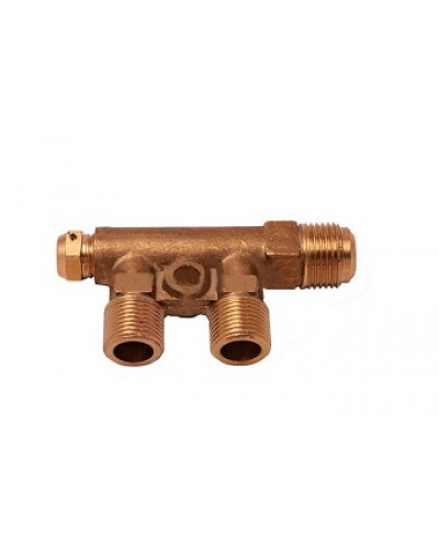 Купити Колектор компресора з клапаном холостого ходу 1/4*3/8*3/8*19 мм