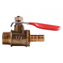 Кран кульовий компресора 1/4*6 мм