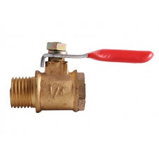 Кран кульовий 1/4 штуцер-отвір 7 мм