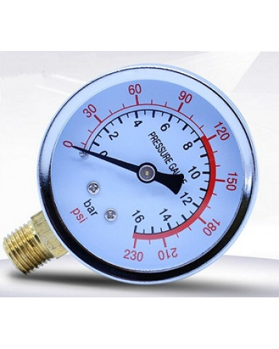 Купити Манометр металевий, радіальний, різьблення d=12.7 mm