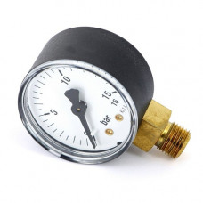 Манометр для компресора, різьблення 1/4, радіальний 16 bar
