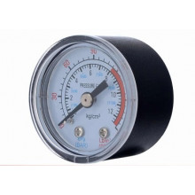Пластиковий манометр для компресора, осьовий.