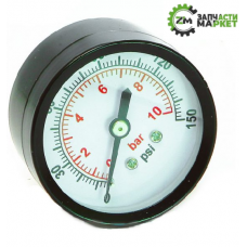 Манометр для компресора, різьблення 1/4, діаметр 50мм
