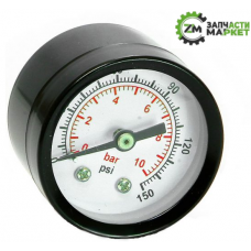 Манометр для компресора, різьблення 1/8, діаметр 40мм
