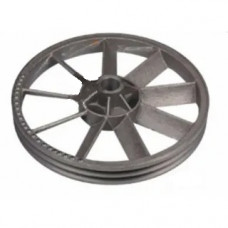 Шків компресора 360 мм 2 струмки (під 2 ремені, металевий)