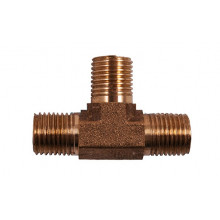 Трійник на компресор 1/4*1/4*1/4 (латунь)