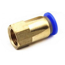 Цанговий фітинг пневматичний перехідник 1/8 вн. штуцер 6мм