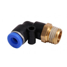 Цанговий фітинг кут 6мм 1/4 різьблення